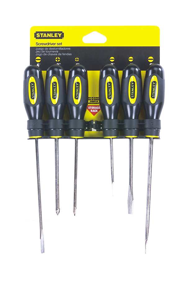 6PCE THRIFTY SCREWDRIVER SET - STANLEY 